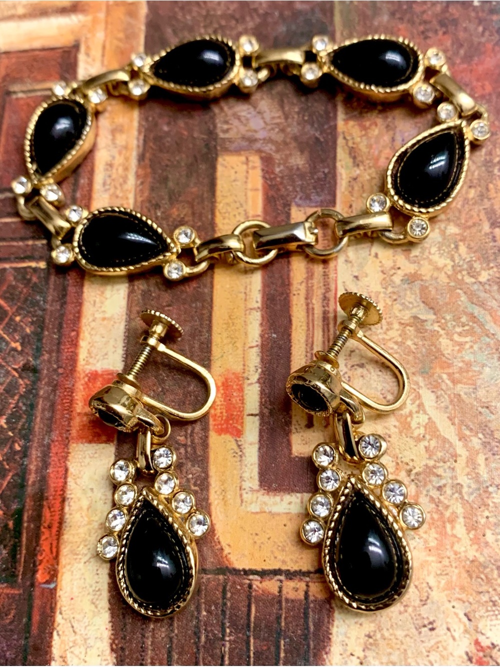 vintage costume jewelry set